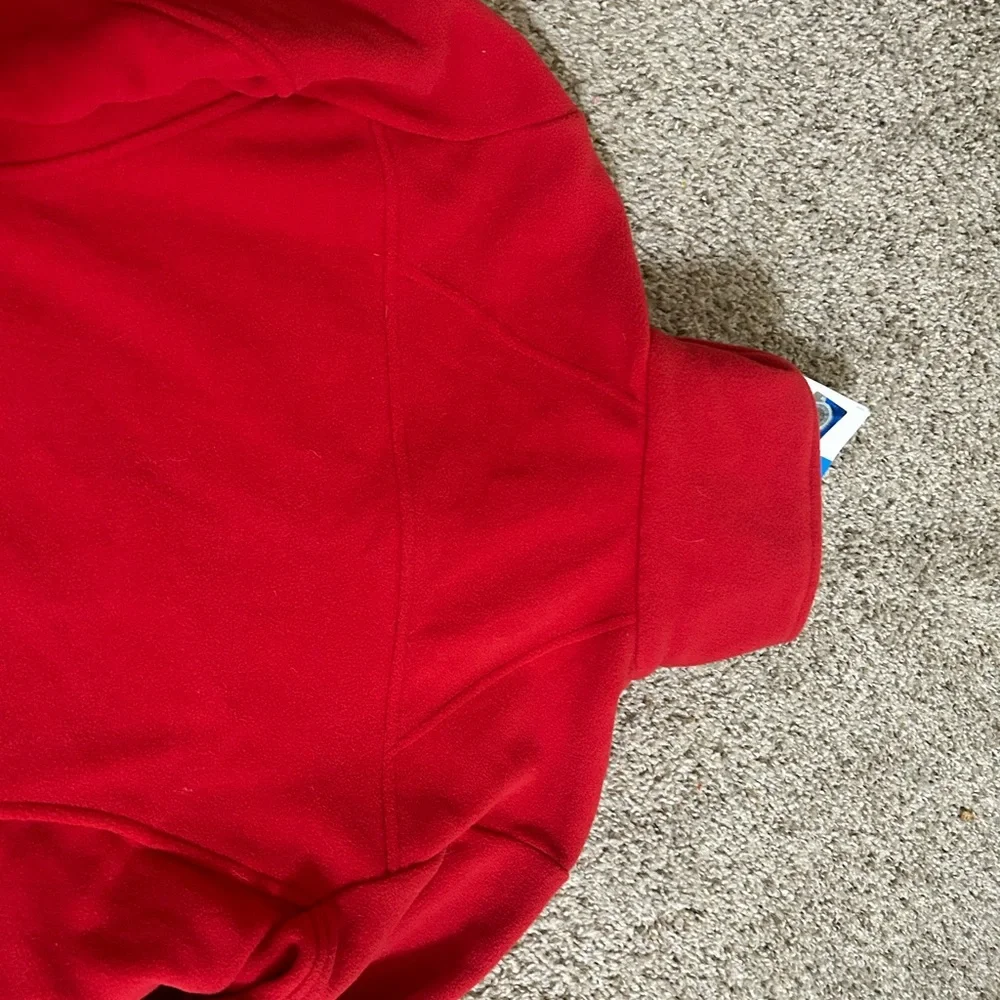 NWT Columbia A State Vibrant Red Full-Zip Jacket Give & Go Women’s Size Small - Picture 7 of 10